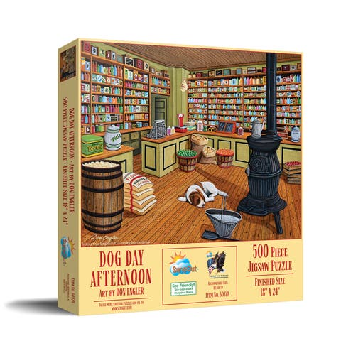Dog Day Afternoon 500 piece Jigsaw Puzzle for Adults