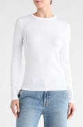 Nordstrom Everyday Stretch Pima Cotton Ribbed T-Shirt