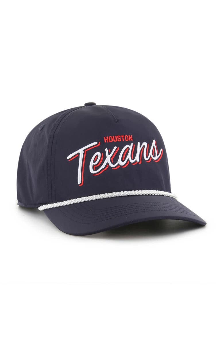'47 Men's '47 Navy Houston Texans Brrr Fairway Hitch Adjustable Hat, Alternate, color, 