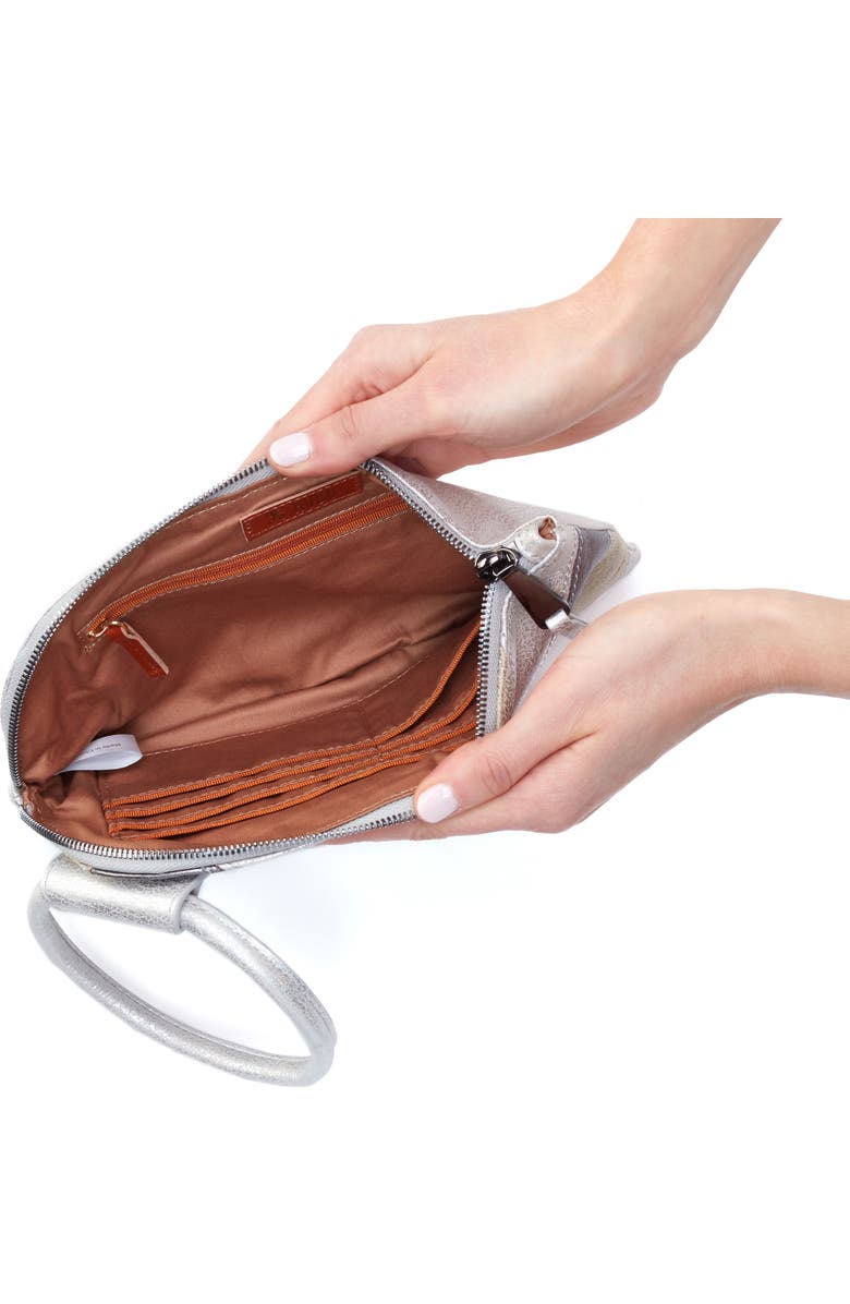 HOBO Sable Leather Clutch, Alternate, color,