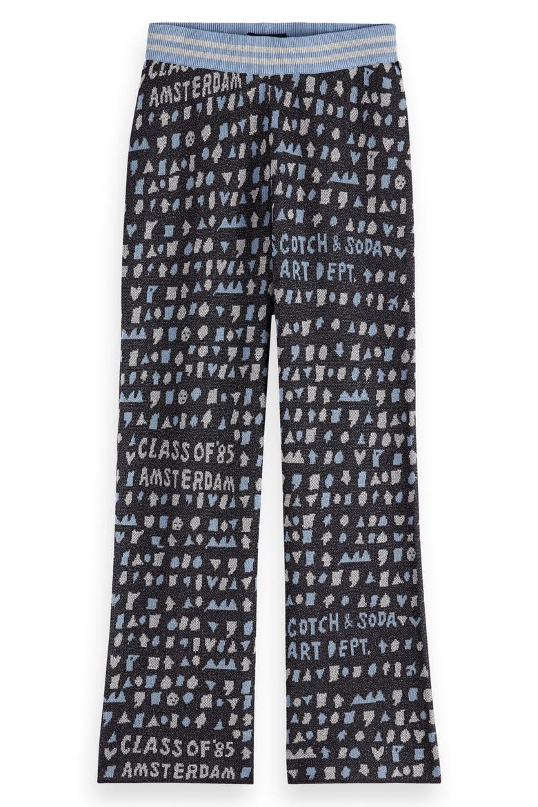 Kids' Jacquard Sweatpants, Main, color, CHARCOAL ART