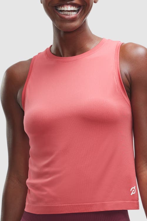Peloton Seamless Tank In Brick Red