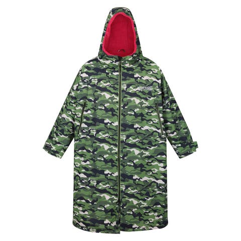 Gender Inclusive Camouflage Oversized Changing Robe