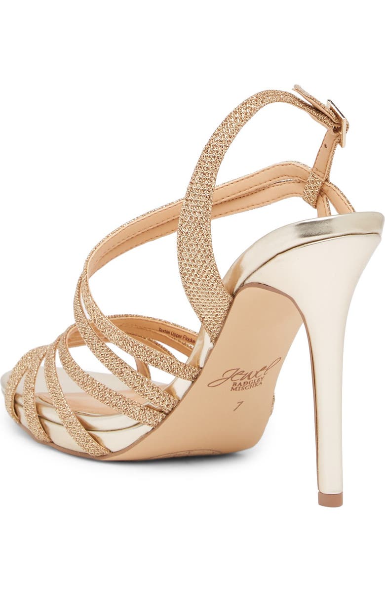 Jewel Badgley Mischka Humble Strappy Sandal, Alternate, color,