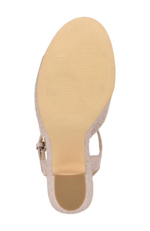 Guess Saylin Ankle Strap Platform Sandal In Light Pink