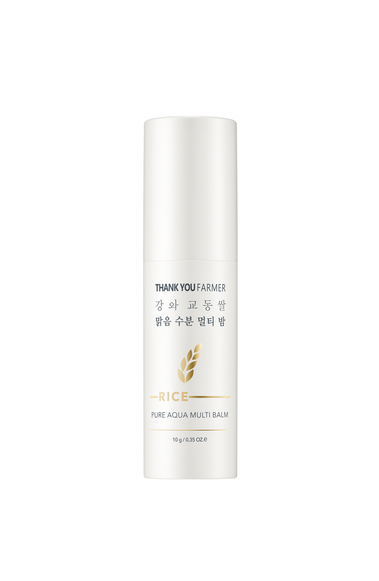 46454329 Rice Pure Aqua Multi Balm, Main, color, White