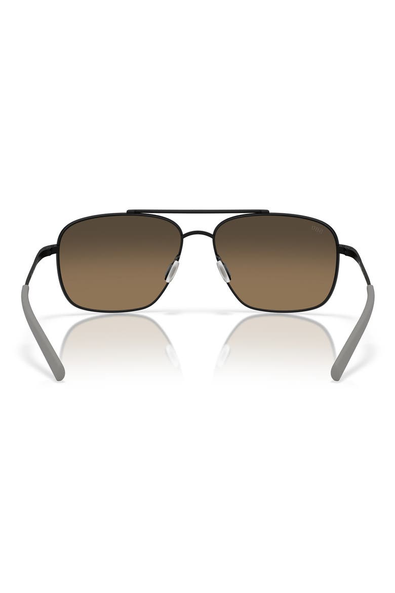 Canaveral 59mm Polarized Sunglasses, Alternate, color, SATIN BLACK / COPPER