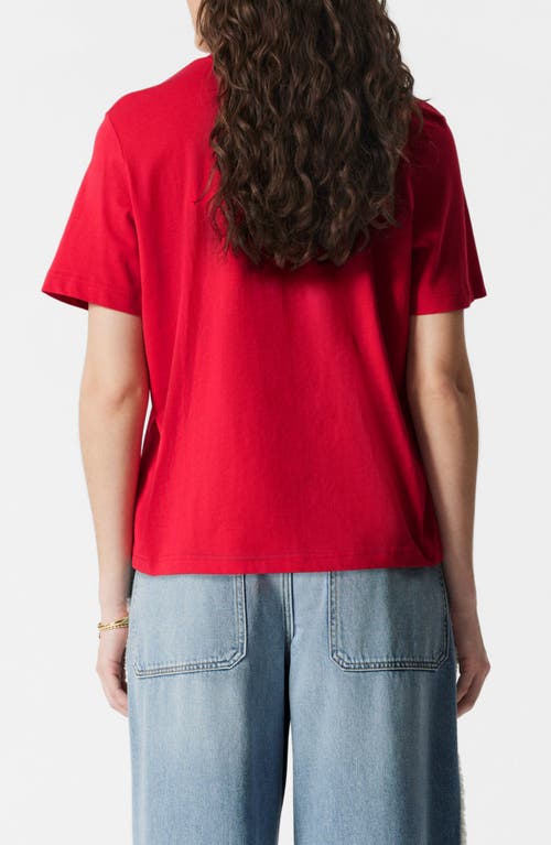 & Other Stories Crewneck T-shirt In Red