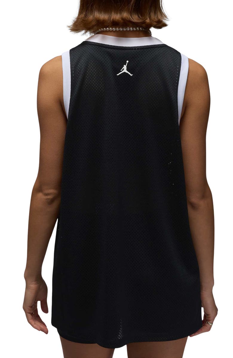 Jordan 40th Anniversary Mesh Tank Jersey, Alternate, color, Black/ Varsity Red/ White