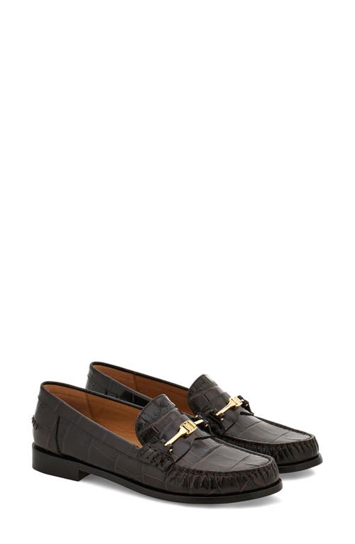 Ferragamo Harry Bit Loafer In Testa Di Moro