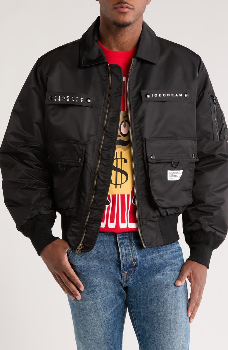 ICECREAM Broly Insulated Bomber Jacket, Main, color, 