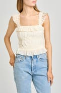 WAYF Kristina Smock Georgette Top
