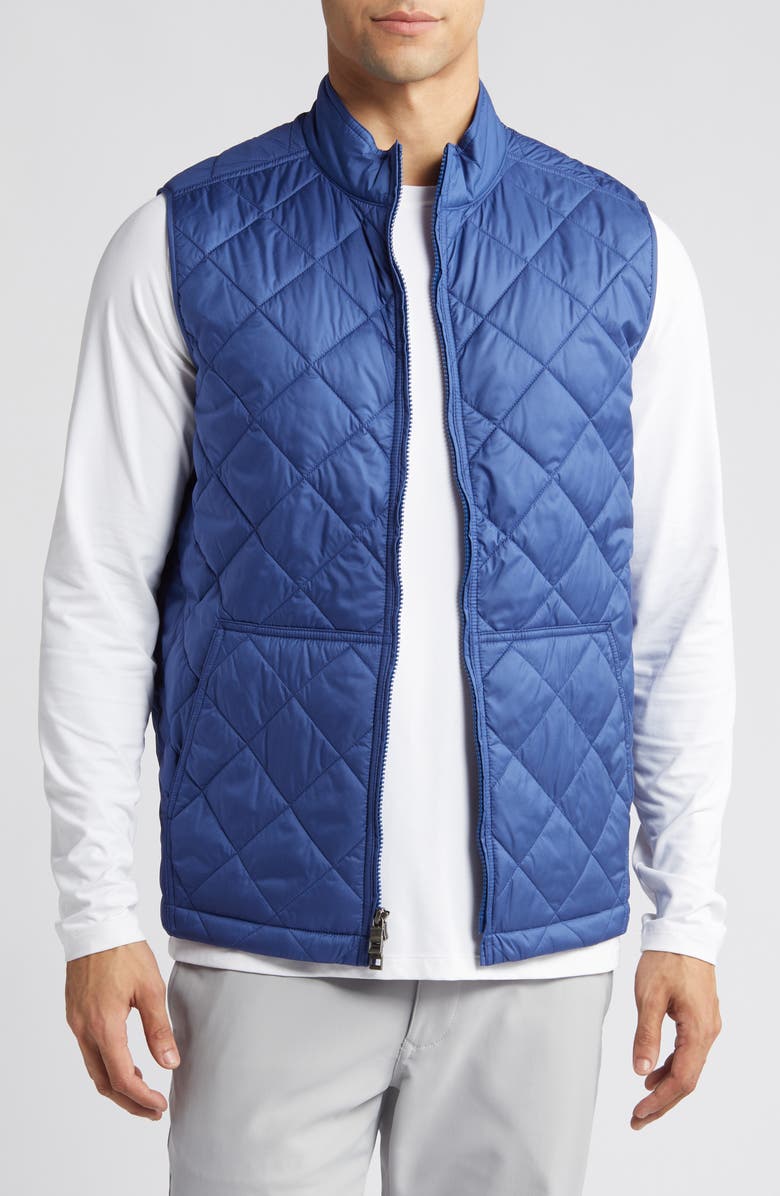 Peter Millar Bedford Water Resistant Quilted Vest, Alternate, color, 