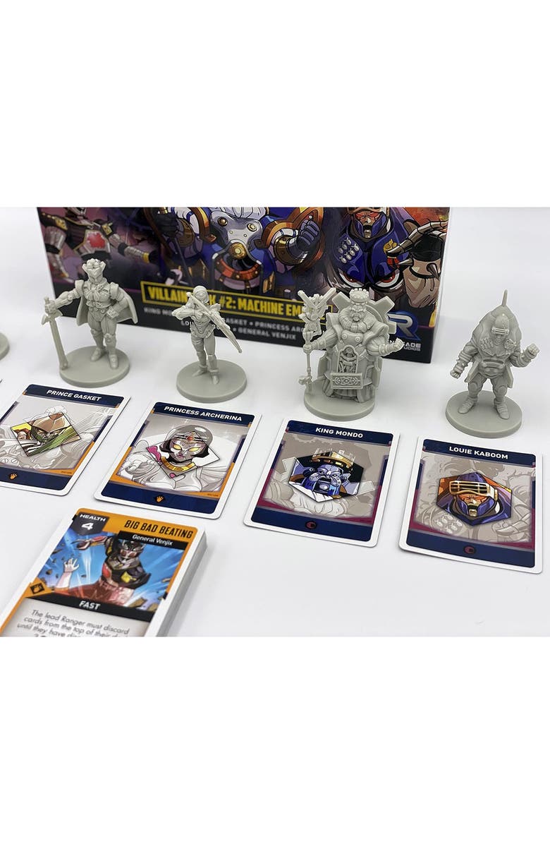 Renegade Game Studios Power Rangers Heroes Of The Grid Villain Pack #2 Machine Empire Expansion, Alternate, color, Multicolored