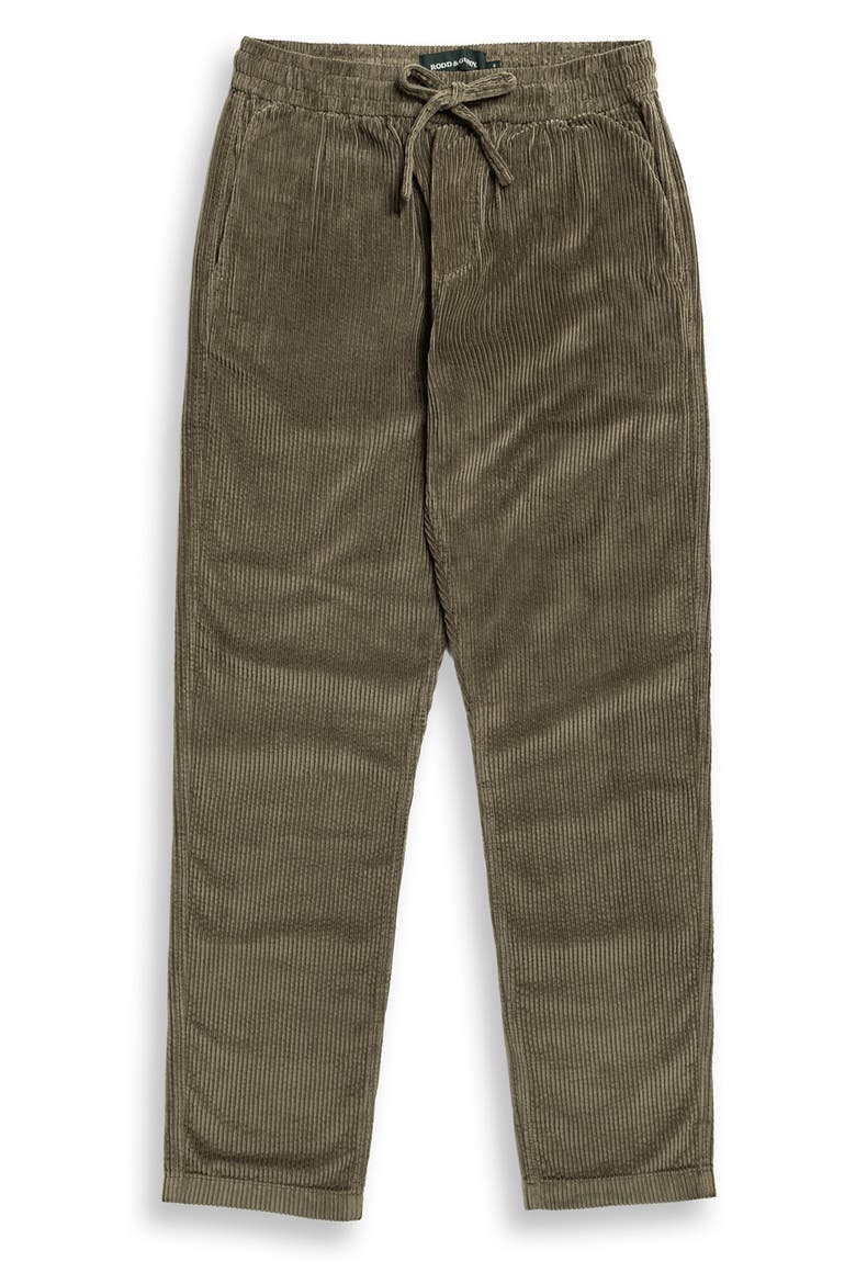 Halls Creek Corduroy Elastic Waist Pants, Alternate, color, PUTTY