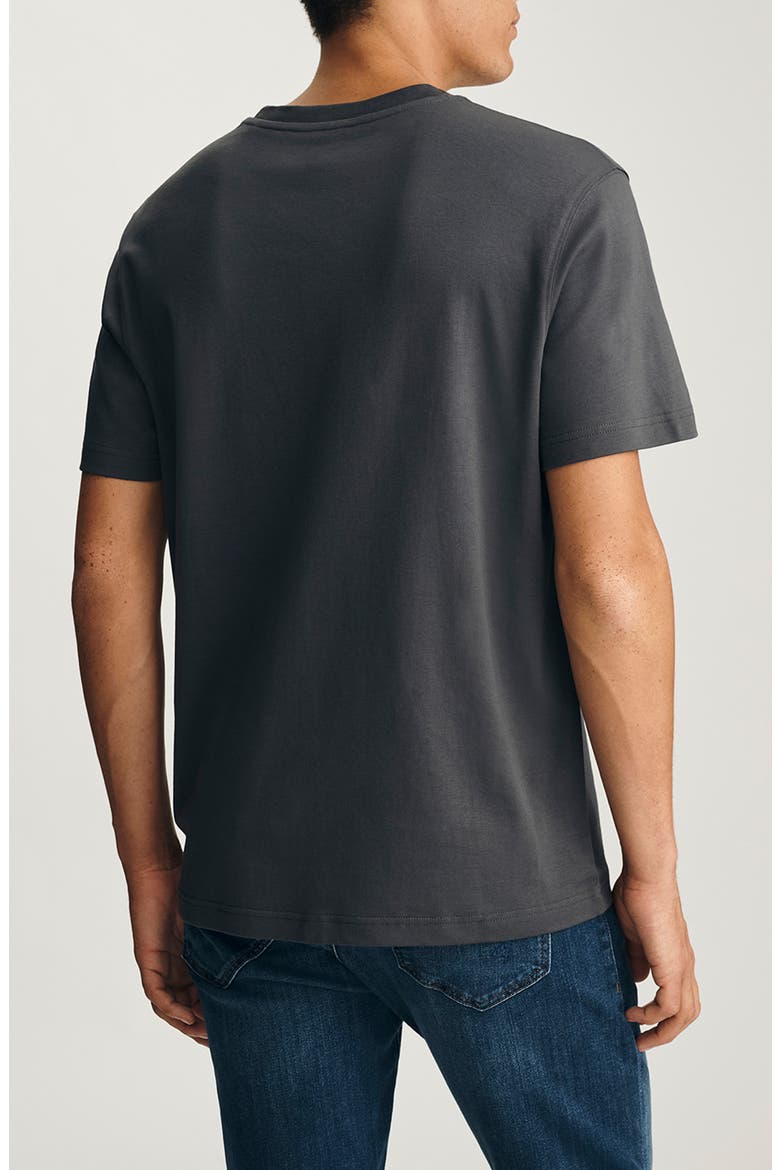 Short Sleeve Cotton & Modal T-Shirt, Alternate, color, ASPHALT