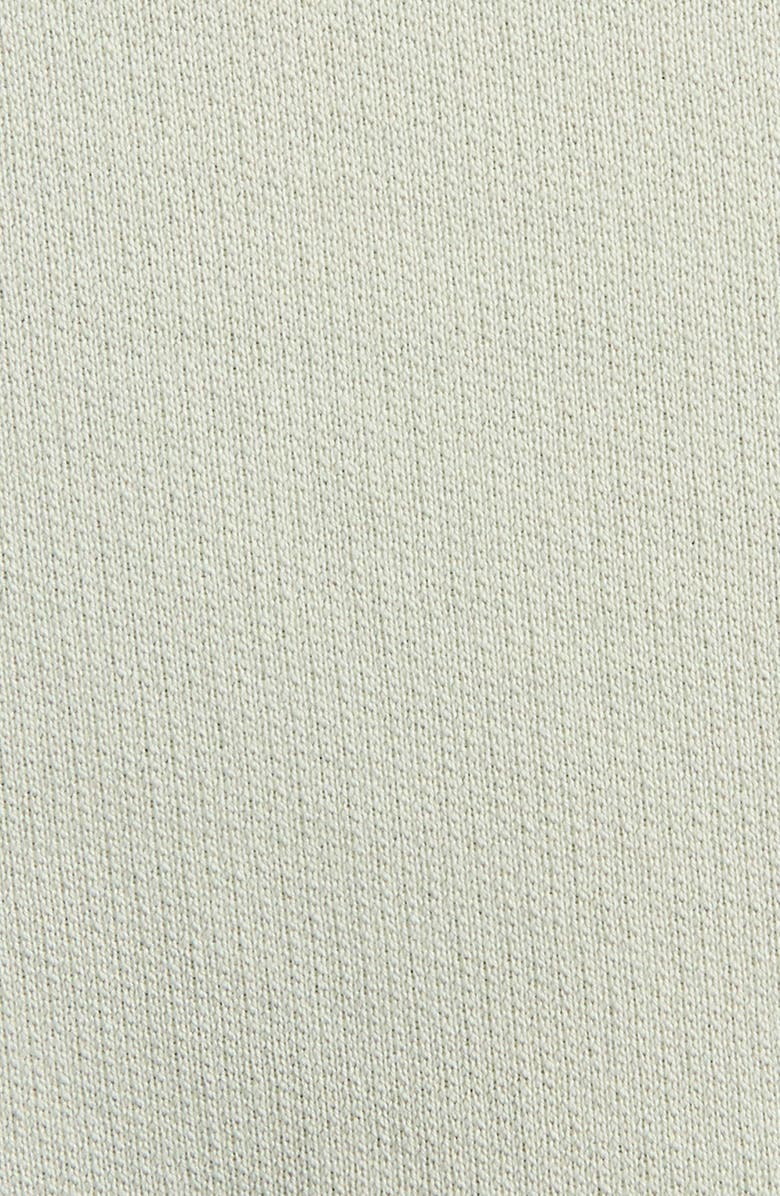 Moncler Logo Embroidered Cotton Fleece Sweatshirt, Alternate, color, Green