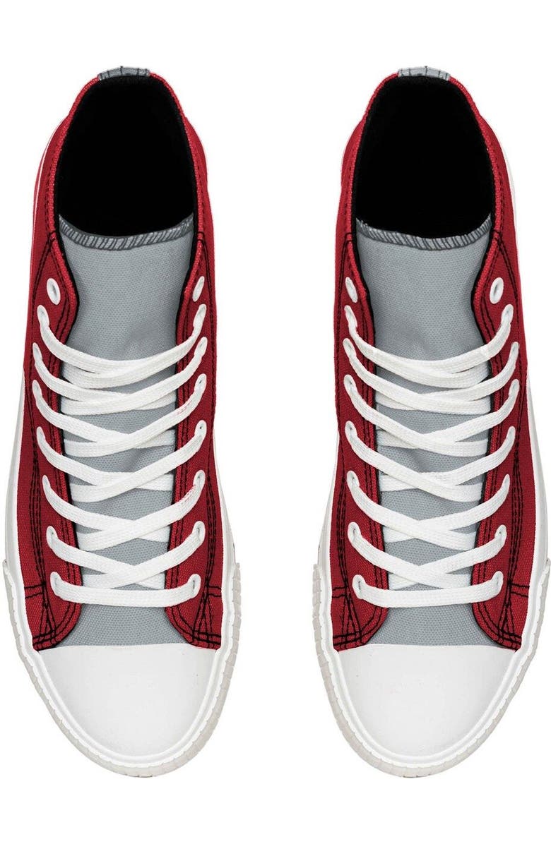 FOCO Men's FOCO Ohio State Buckeyes High Top Canvas Sneakers, Alternate, color,