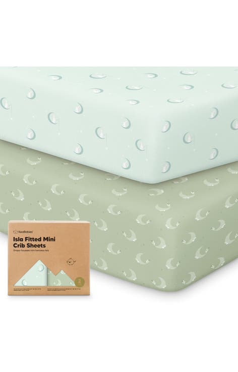 Isla Fitted Mini Crib Sheets