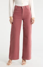 PAIGE Anessa High Waist Wide Leg Jeans