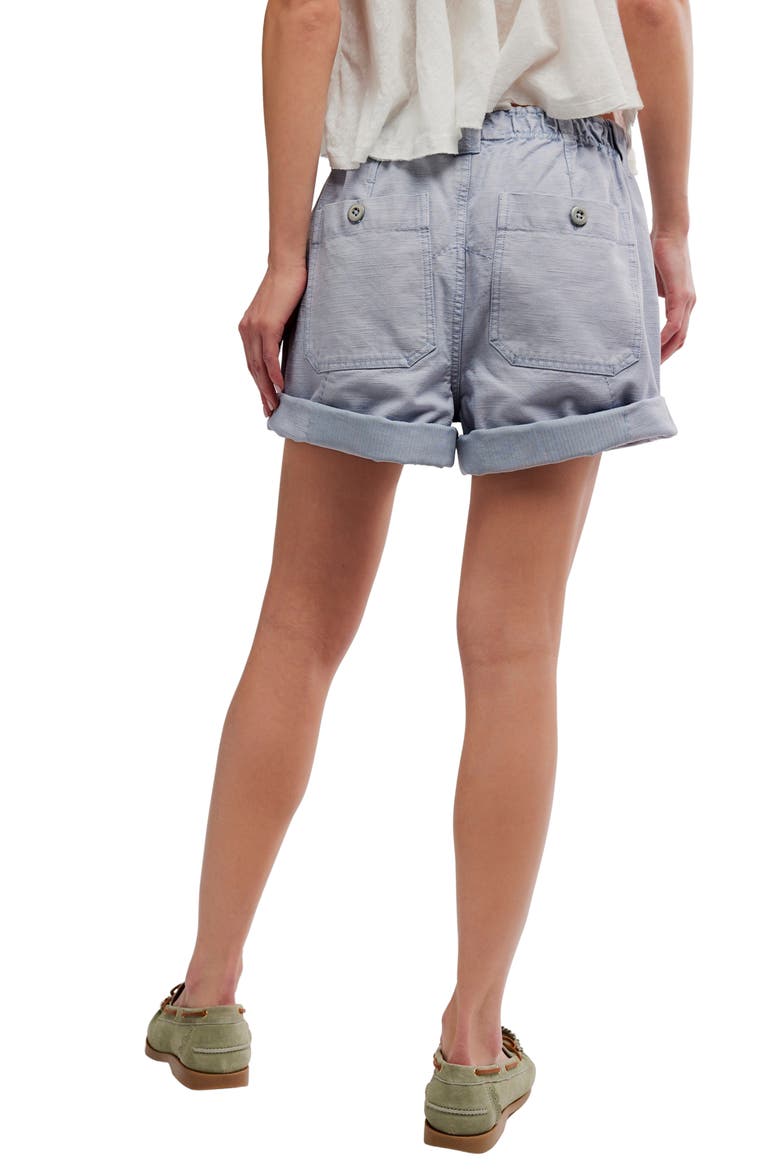 Sakura Cuffed Chino Shorts, Alternate, color, BLUE IMAGINATION