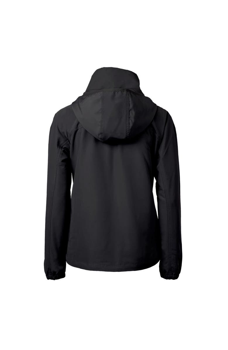 Cutter & Buck Women's Cutter & Buck  Black Miami Marlins Charter Eco Recycled Half-Zip Anorak Jacket, Alternate, color, 