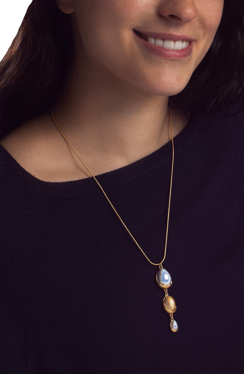 SAACHI Triplicity Orb Drop Necklace, Alternate, color,