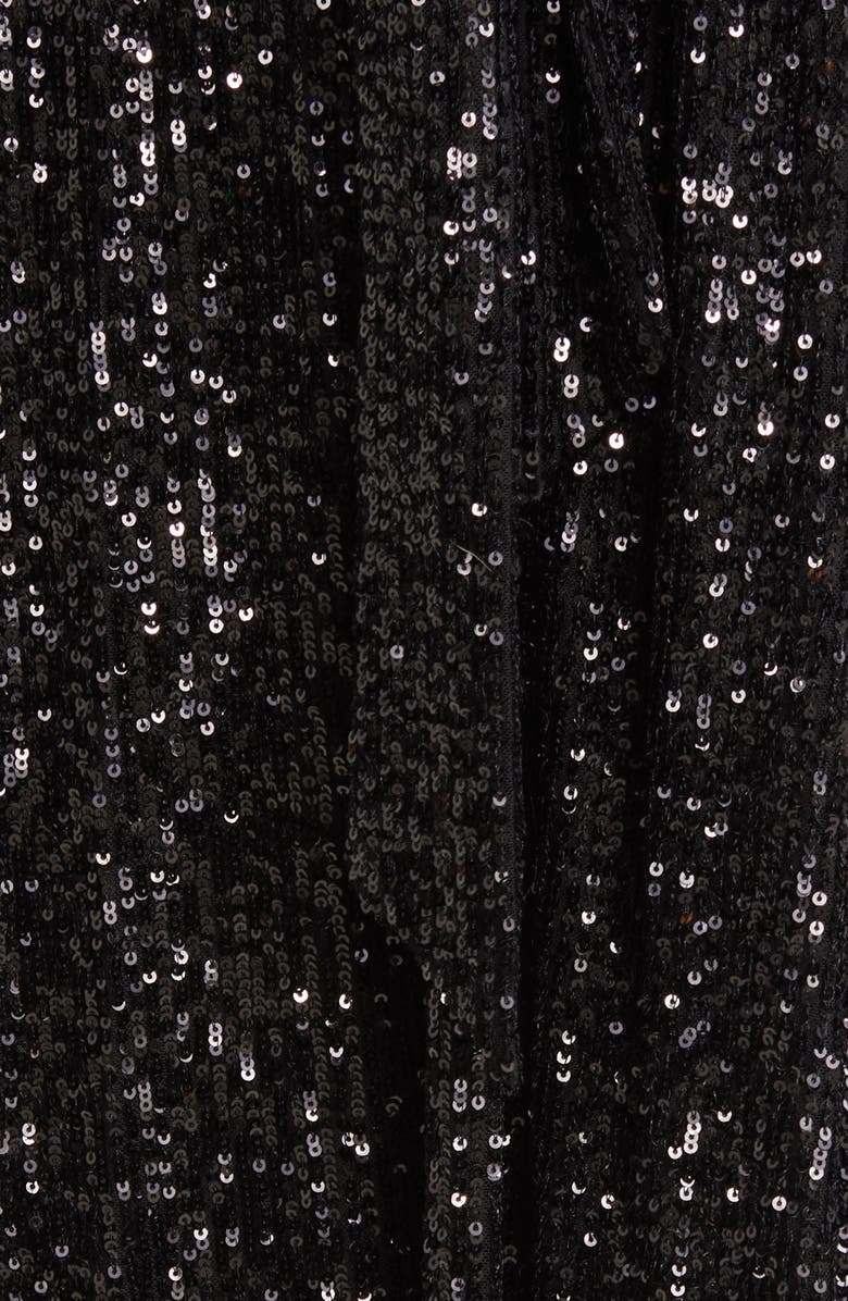 Anne Klein Sequin Long Sleeve Midi Dress, Alternate, color,