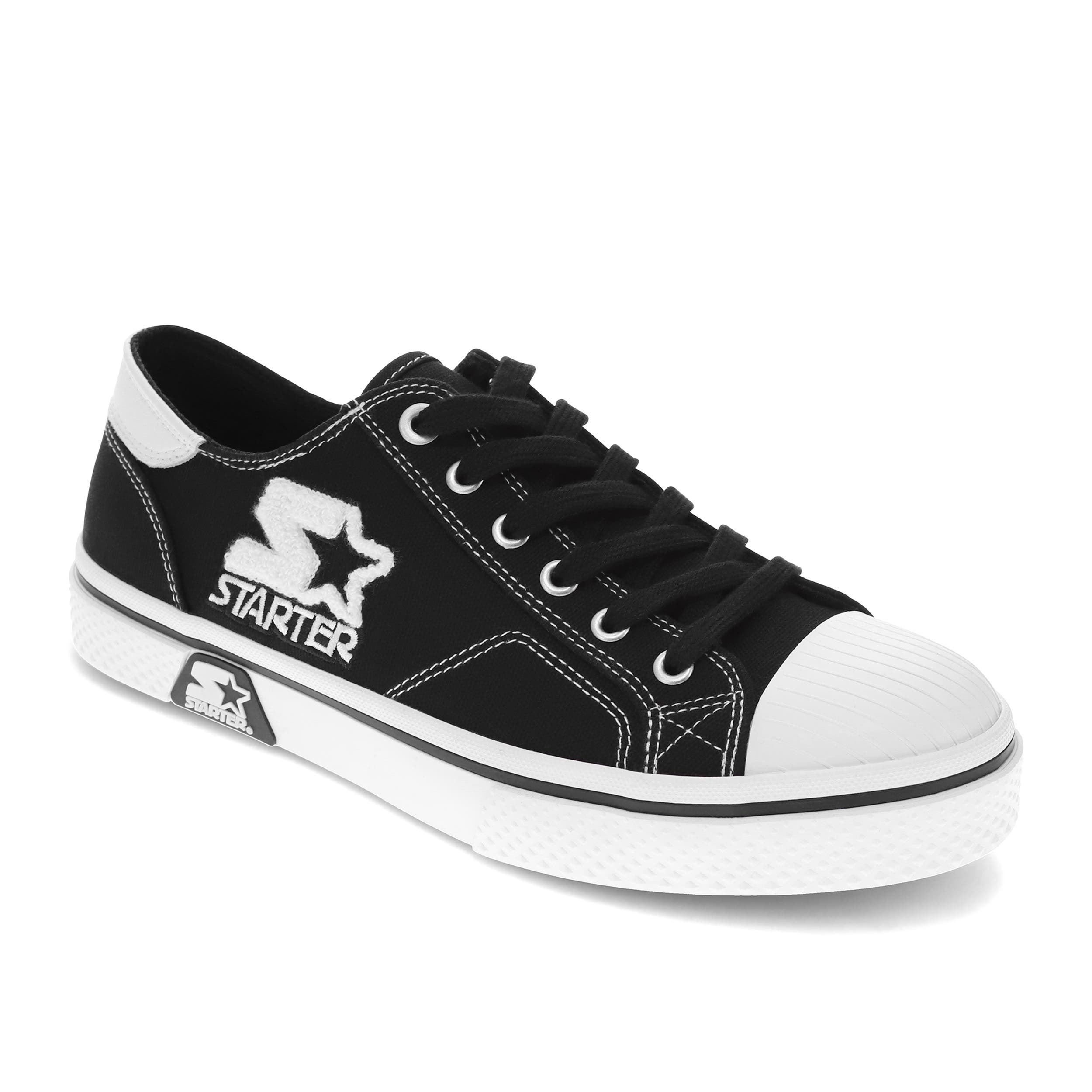 STARTER Tradition 71 Low Sneakers, Main, color, Black/White