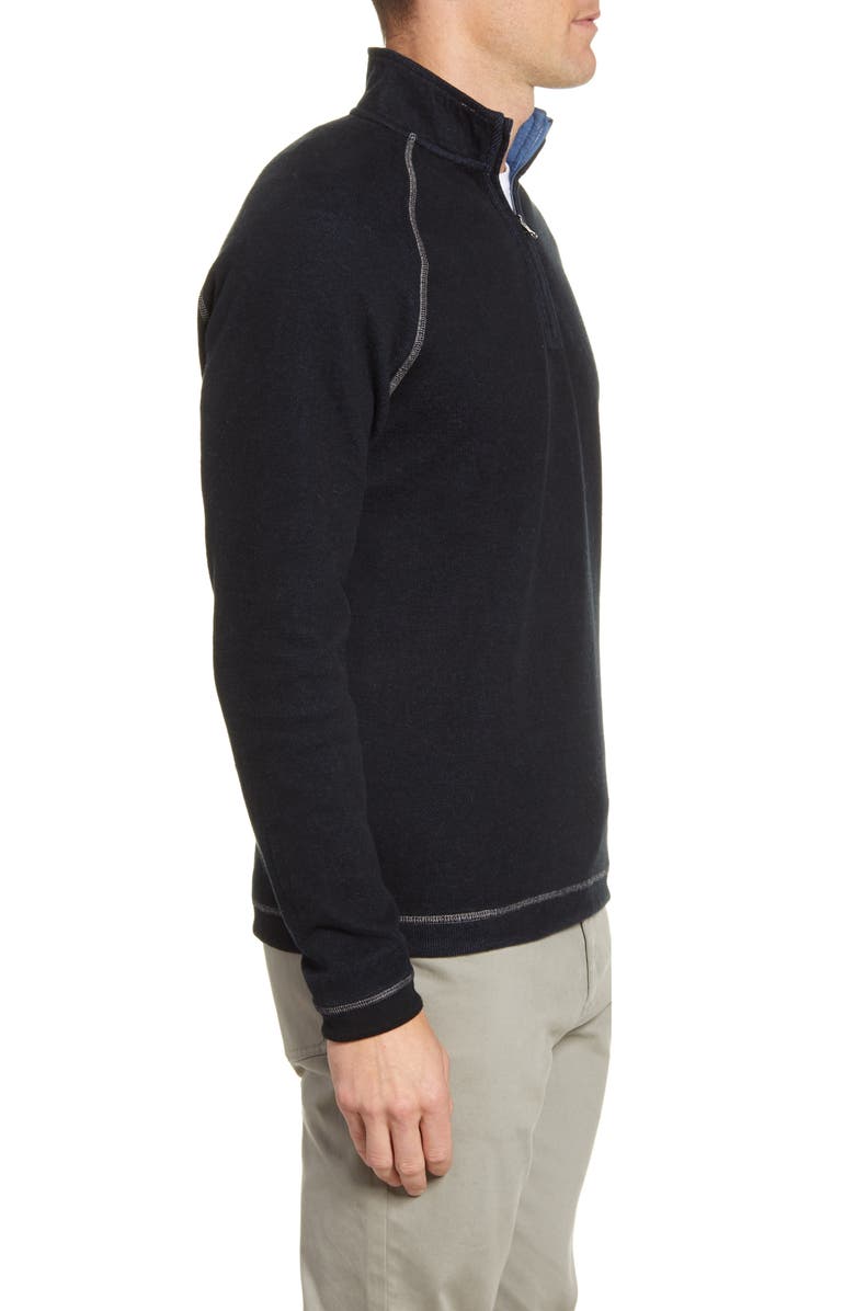johnnie-O Turner Reversible Quarter Zip Pullover, Alternate, color,