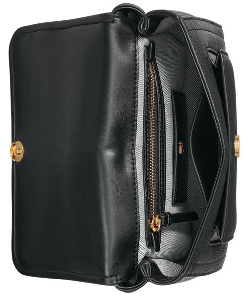 Donna Karan Oceanside Crossbody Bag In Black/gold