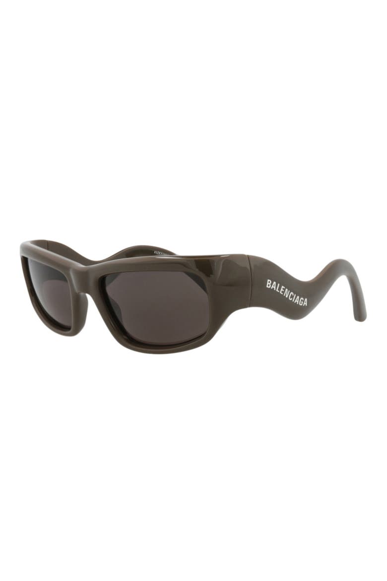 58mm Novelty Sunglasses, Alternate, color, BROWN BROWN GREY