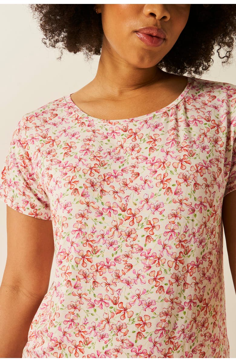 Stripe & Stare T-Shirt & Bed Short Set, Alternate, color,