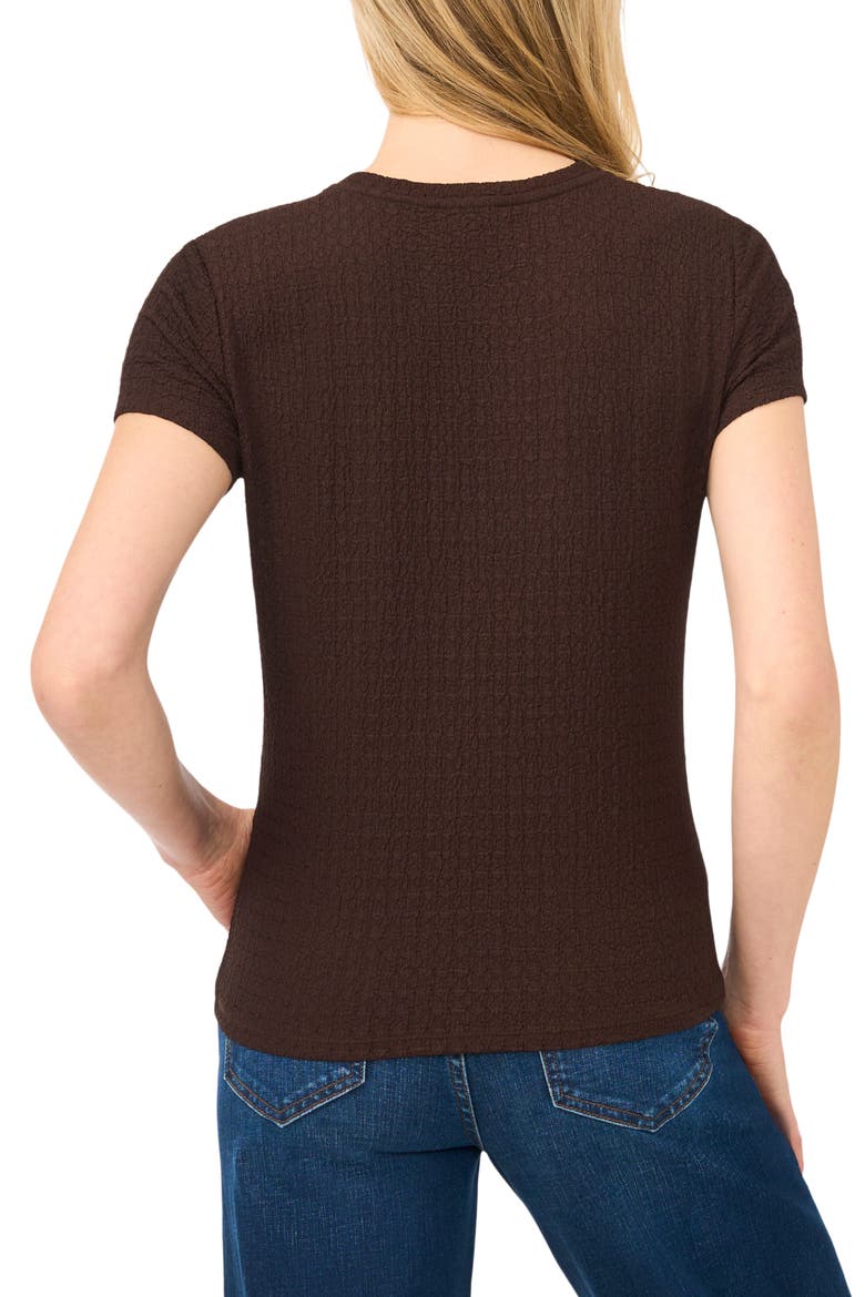 Pucker Crewneck T-Shirt, Alternate, color, MOLE