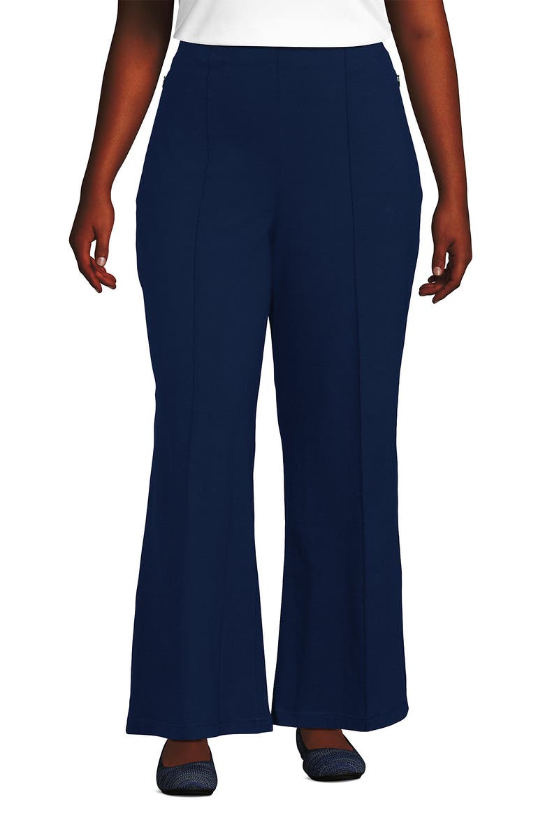 Starfish High Rise Palazzo Pants, Alternate, color, Deep Sea Navy