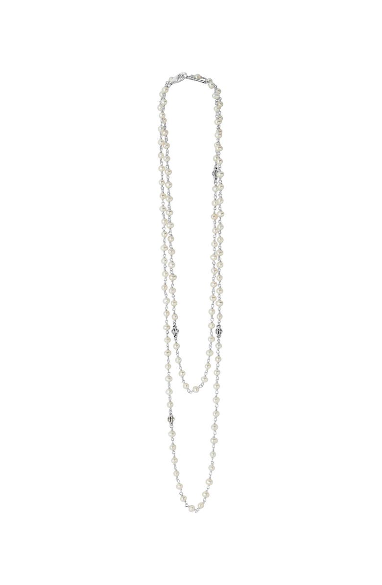 LAGOS Luna Long Freshwater Pearl Necklace, Alternate, color,