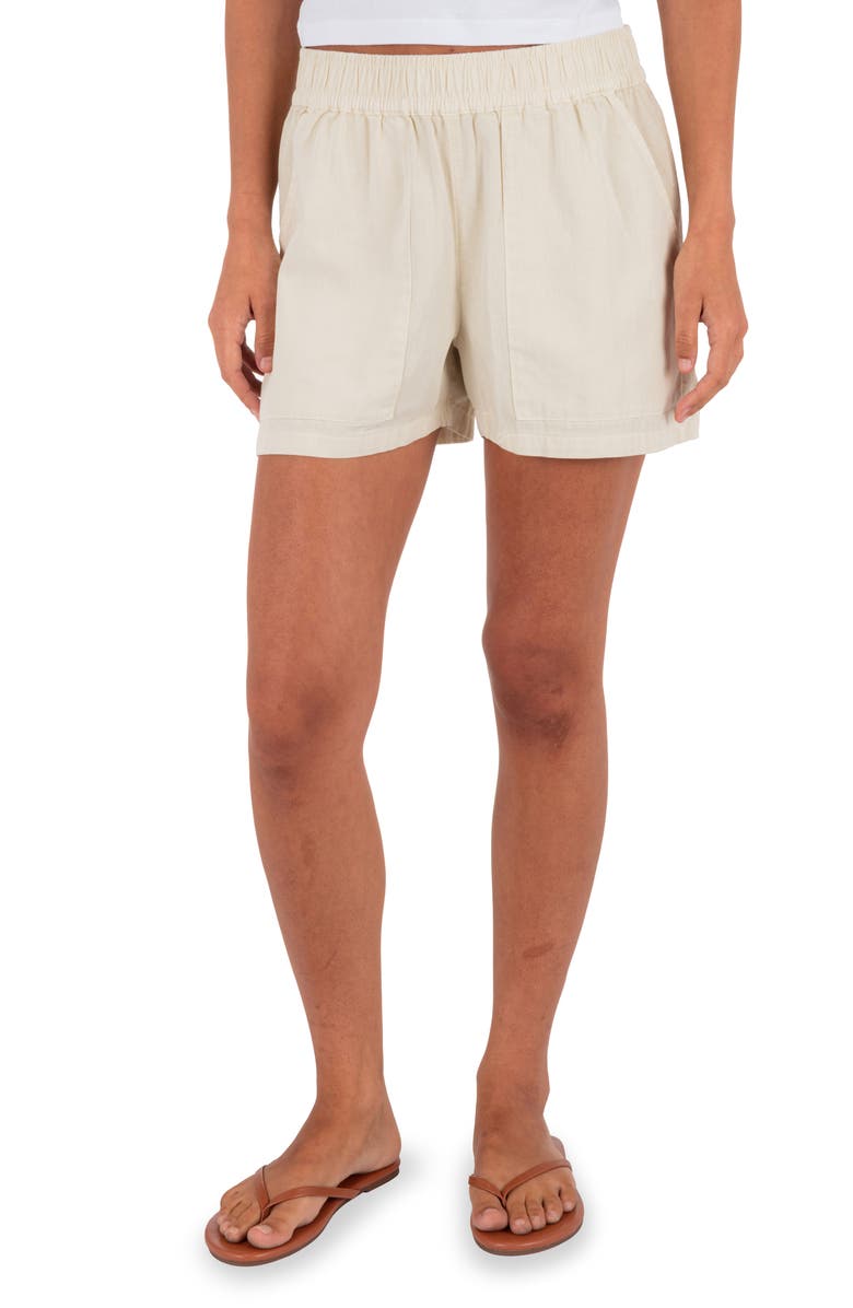 Hurley Wavy Days Shorts, Main, color, Off White