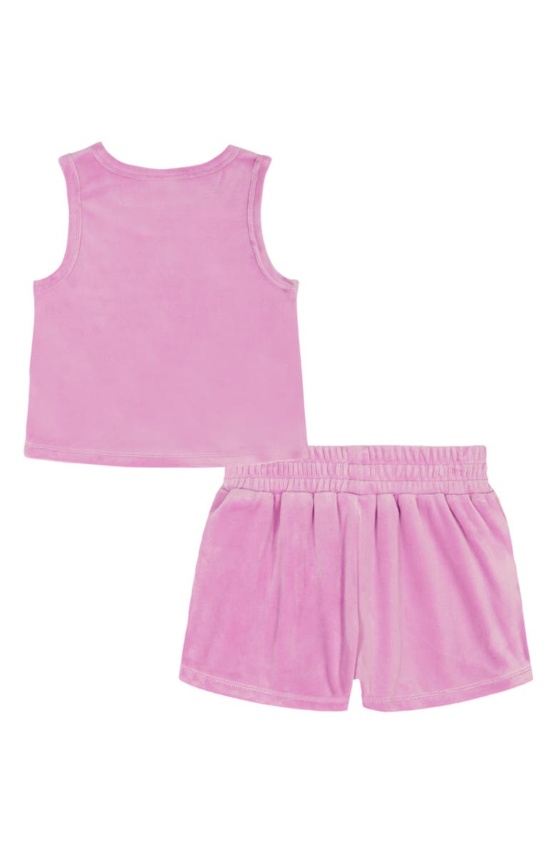 Juicy Couture Kids' Logo Tank Top & Shorts Set, Alternate, color, Pink