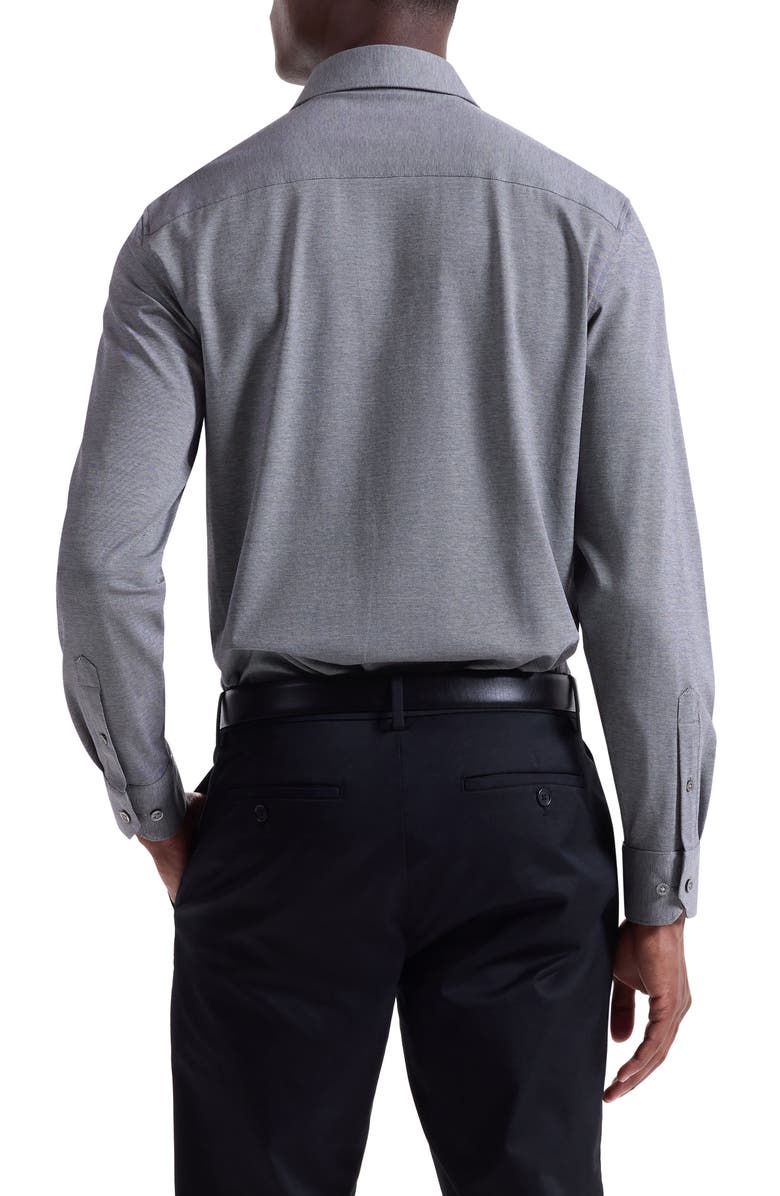 Bugatchi James OoohCotton<sup>®</sup> Button-Up Shirt, Alternate, color, Black