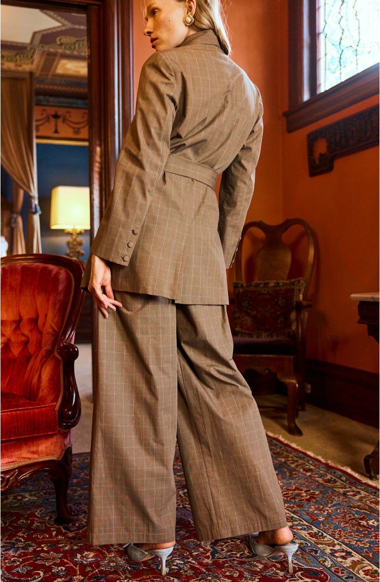 Eddy Blazer With Waist Tie, Alternate, color, 