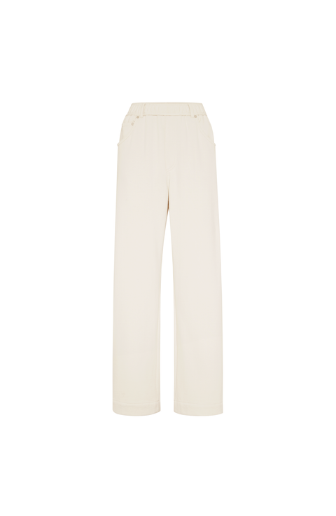 Smooth French terry trousers
