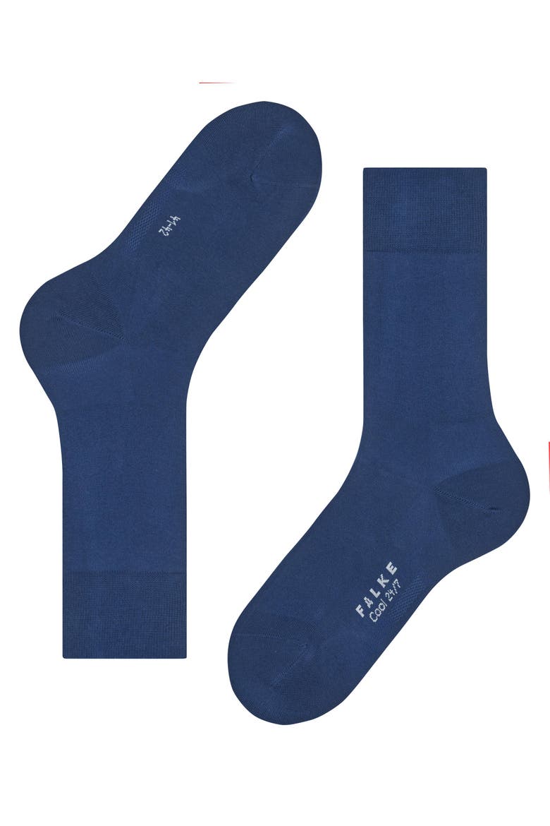 Cool 24/7 Cooling Dress Socks, Alternate, color, Royal Blue