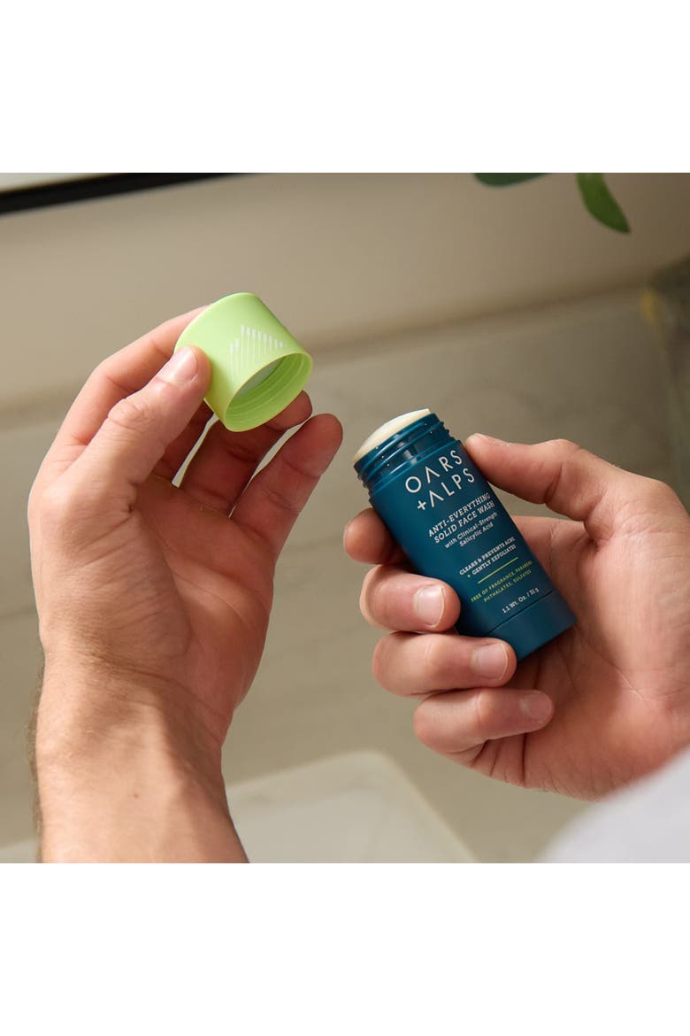 Anti-Everything Solid Face Wash, Alternate, color, Blue