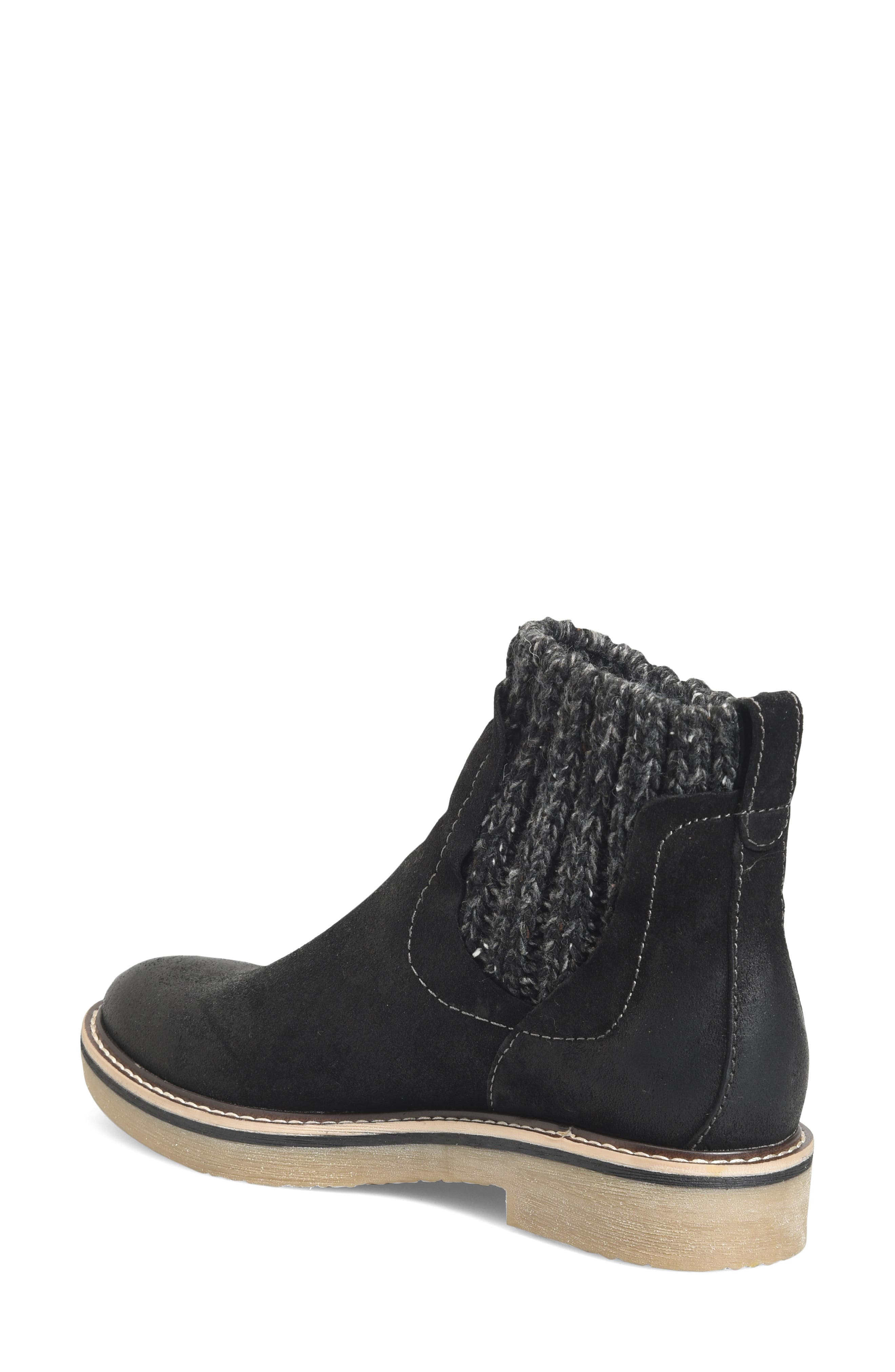Comfortiva Rawnie Bootie, Alternate, color, Black Suede