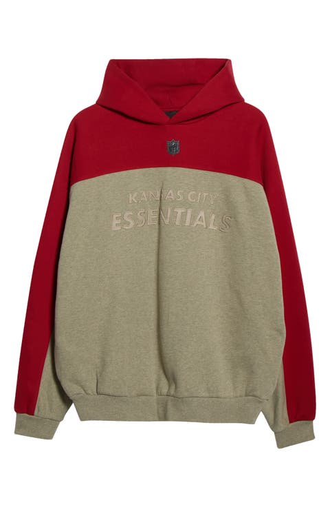 Kansas City Chiefs 90s Relaxed Colorblock Hoodie