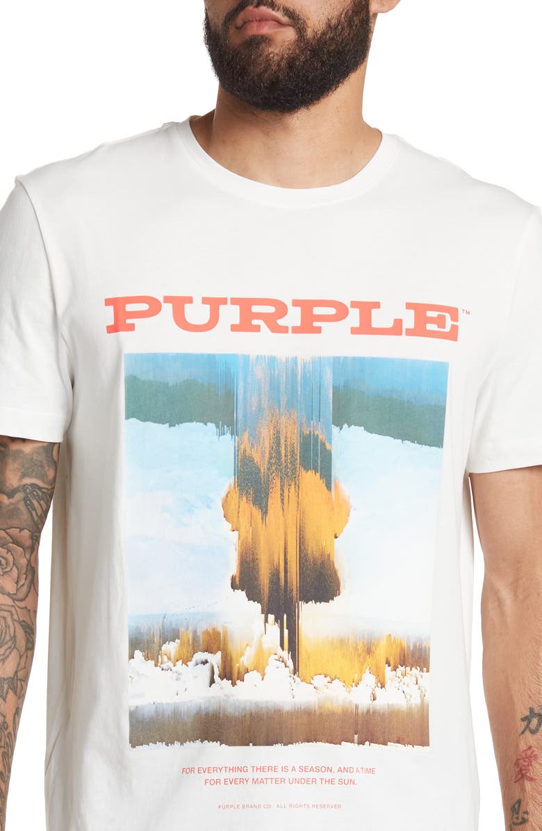PURPLE BRAND Men's Mushroom Cotton Jersey Graphic Tee, Alternate, color,