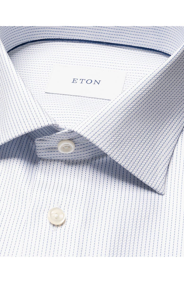 Eton Contemporary Fit Semi Solid Dress Shirt, Alternate, color, Light Blue
