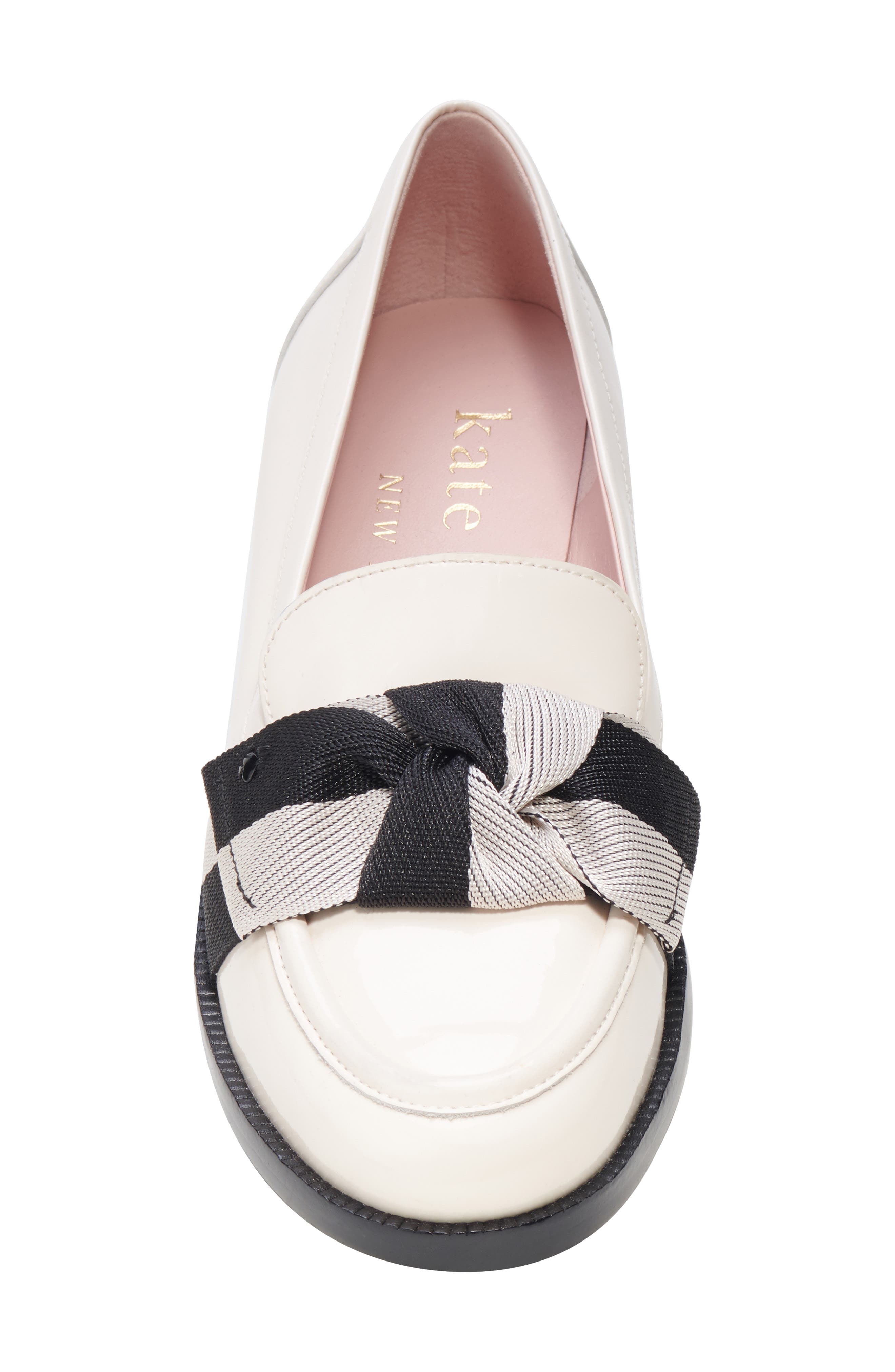 Kate Spade New York leandra loafer, Alternate, color, Cream/ Black Multi