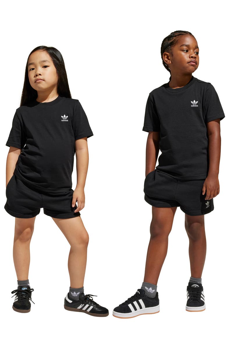 adidas Originals Kids' Trefoil T-Shirt & Shorts Set, Alternate, color,