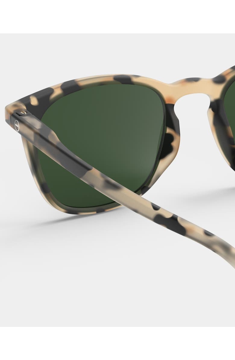 IZIPIZI #E 49mm Trapeze Sunglasses, Alternate, color, Light Tortoise